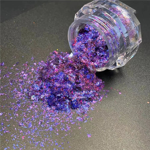 Aurora Chameleon Opal Flakes – Holographic Nail Art Magic