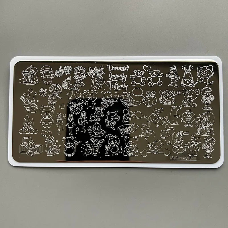 Nail Art Stamping Plates – Create Professional & Intricate Nail Designs Easily