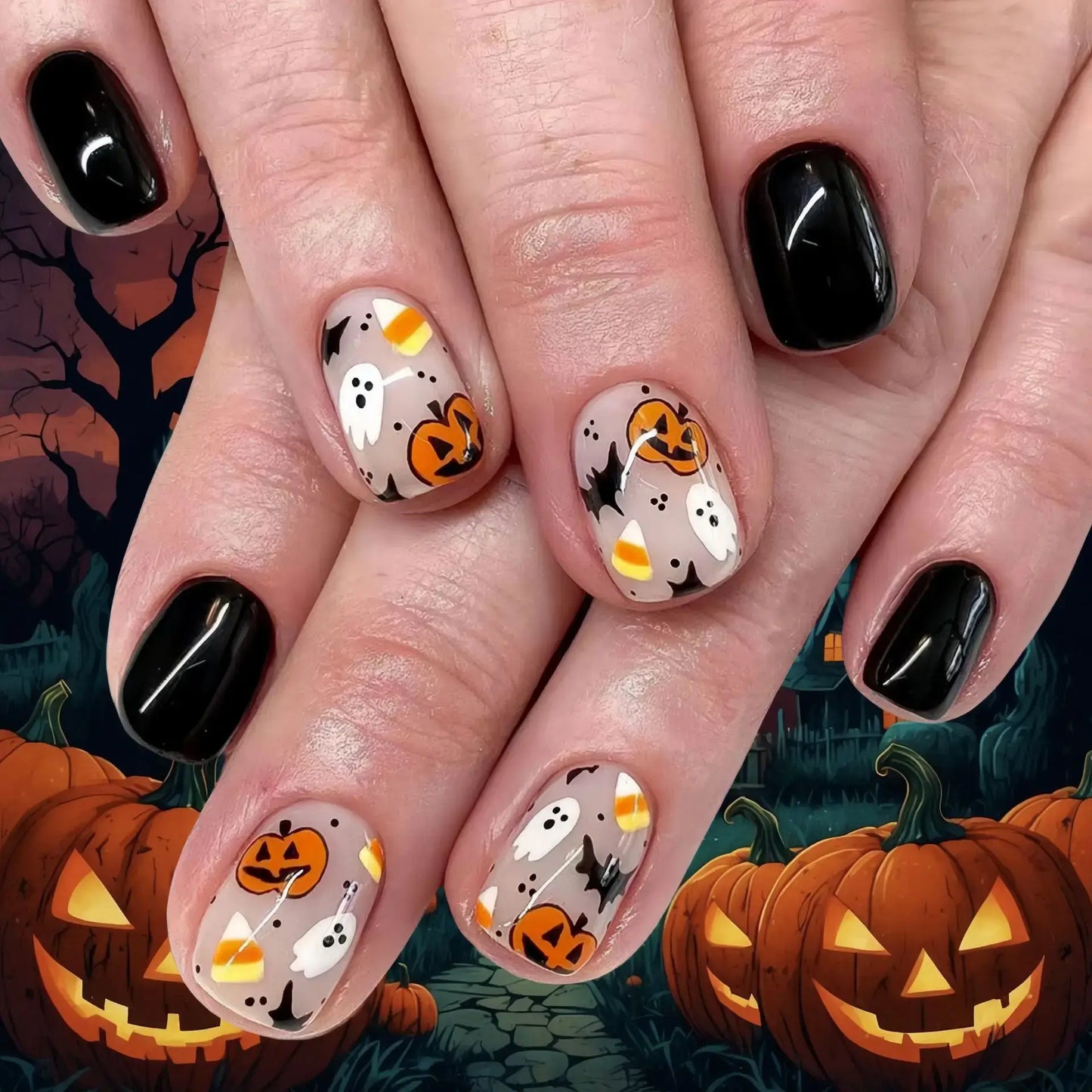 Cute Halloween Press On Nails | Affordable & Stylish Set