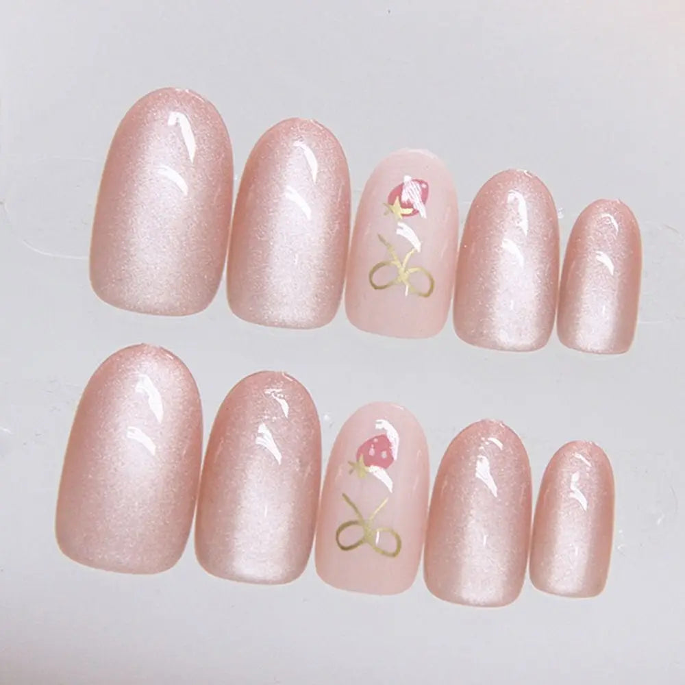 Cats Eye Press On Nails – Magnetic Shimmer Set