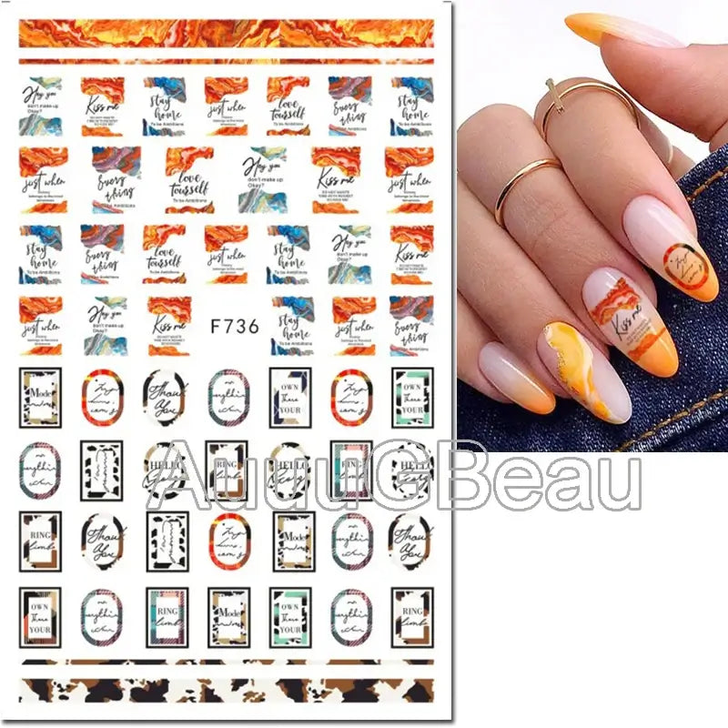 Nail Art Stickers – Self Adhesive
