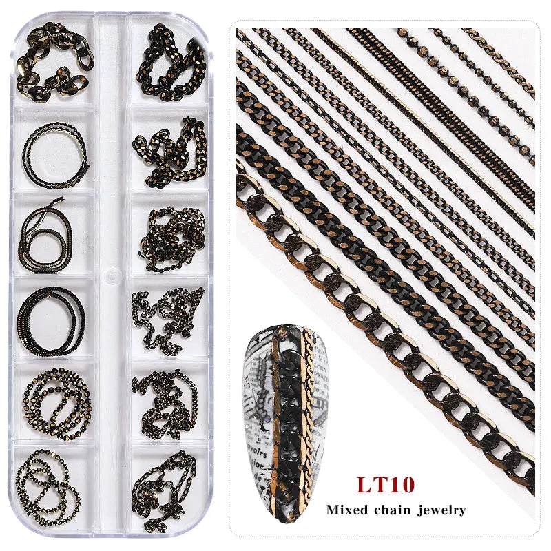 Nail Art Chains – Trendy Nail Decorations for Creative Designs