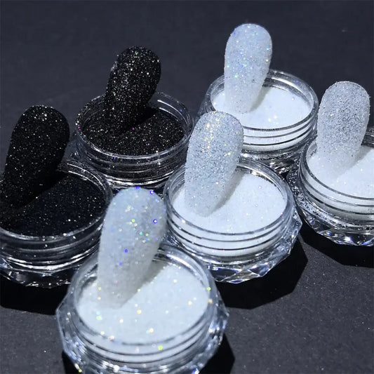 Nail Sugar Powder Set – 6pcs Candy Fine Sand Glitter