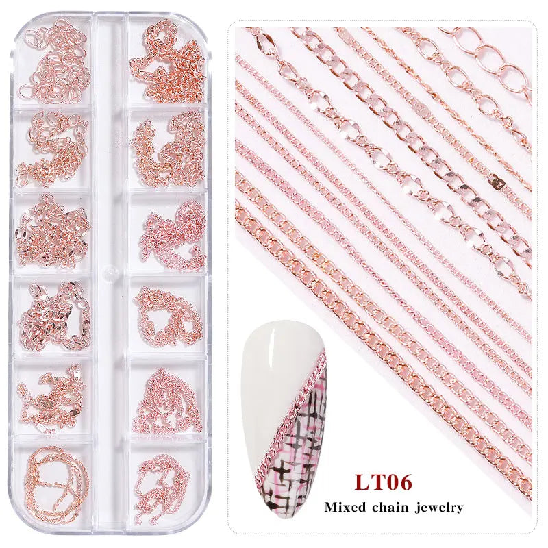 Nail Art Chains – Trendy Nail Decorations for Creative Designs
