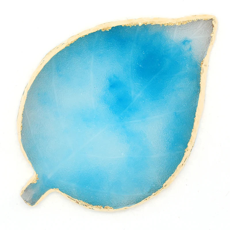 Nail Art Palette – Resin Agate Stone Mixing & Display Tool for Gel Polish