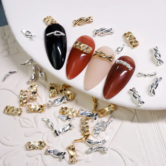 Nail Piercing Charms – Smiles Metal Alloy Rhinestones