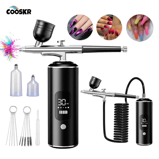 Nails Art Painting Airbrush with Compressor – Nail Airbrush Kit