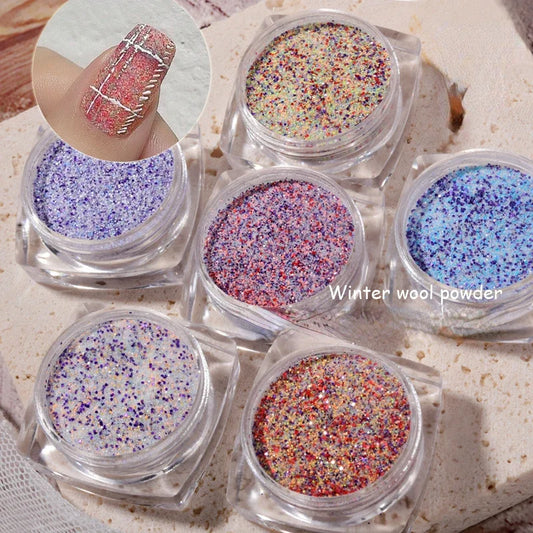 Sugar Sand Nail Powder - Multi Color