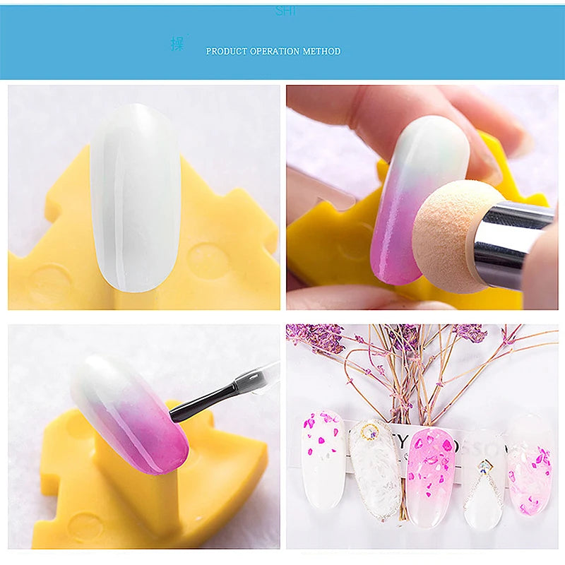Double-Ended Nail Art Brush – Dotting & Gradient Pen