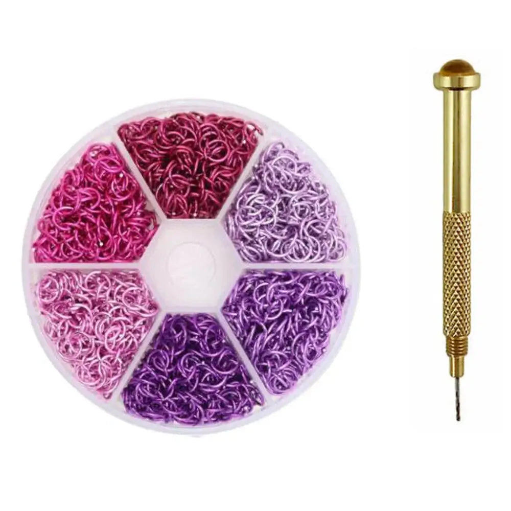 Nail Piercing Rings – Metal Dangle Punk Charms Kit
