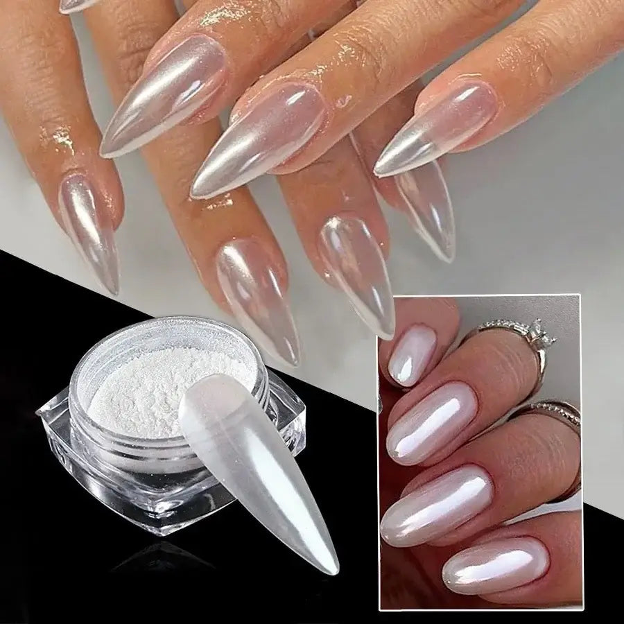 Aurora Nail Dust - Moonlight Chrome Cat Eye Powder