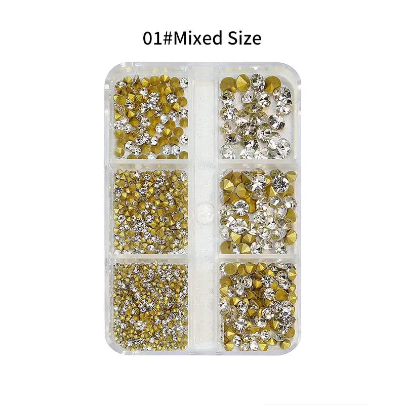 Caviar Beads Nail Jewels – Pearls & Rhinestones