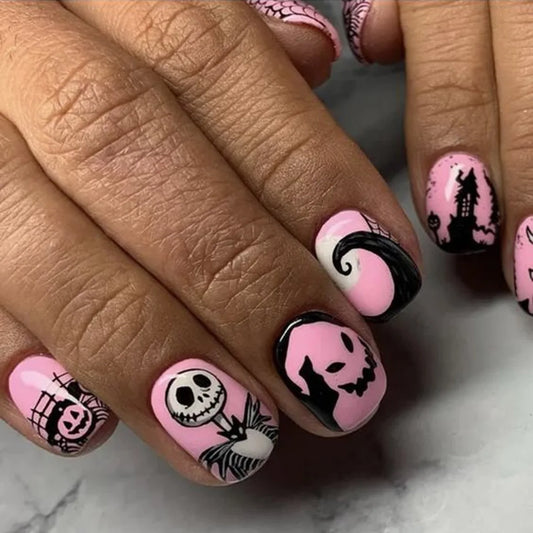 Nightmare Before Christmas Press On Nails - 24 Pcs.