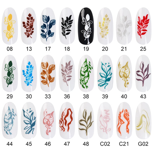 Nail Stamping Polish – Gold, Silver & Color Varnishes