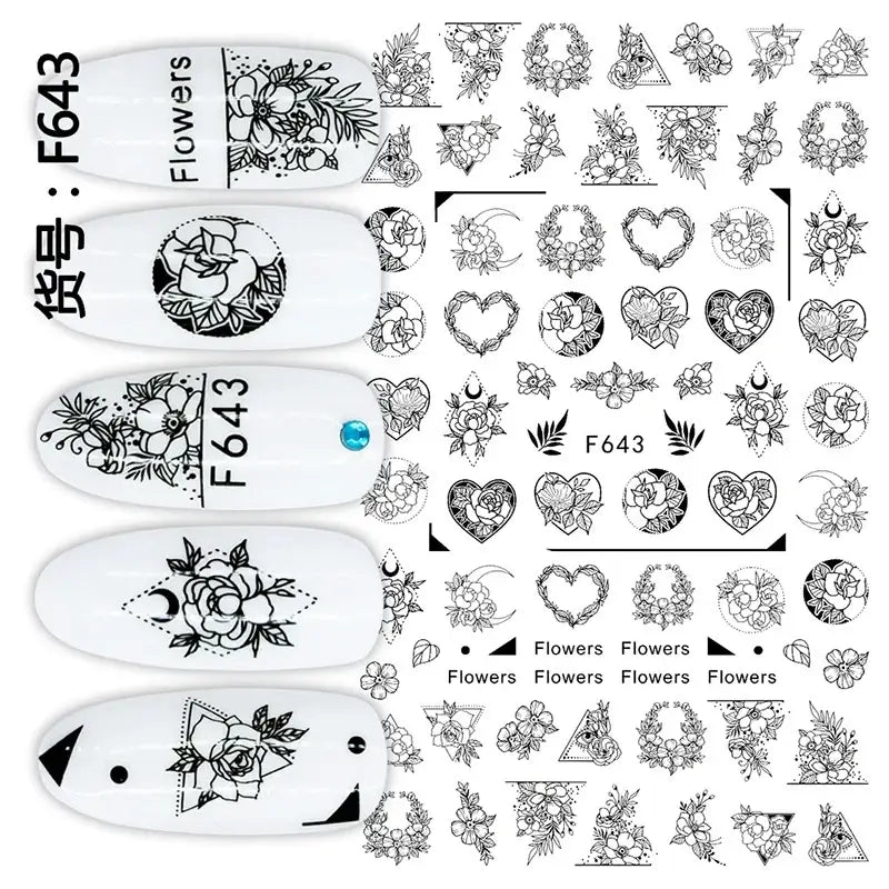 Nail Art Stickers – Self Adhesive