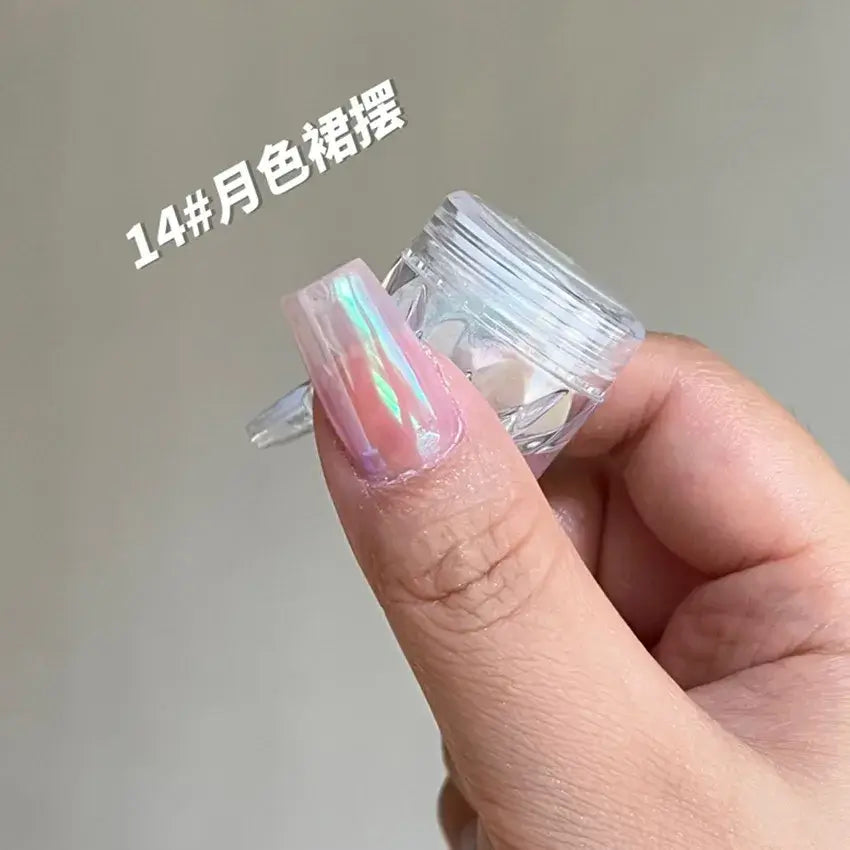Aurora Nail Dust - Moonlight Chrome Cat Eye Powder