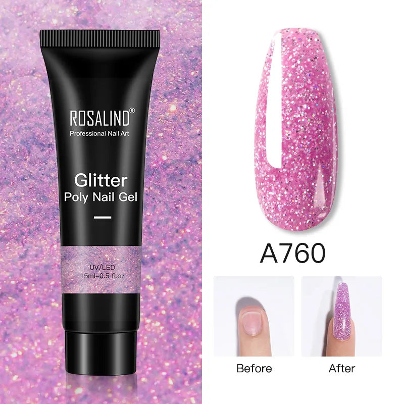 ROSALIND Crème Poly Gel Nail Extension – 15ml