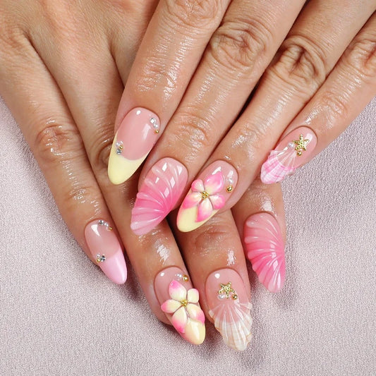 Long Almond Nails – Elegant Press On Nails