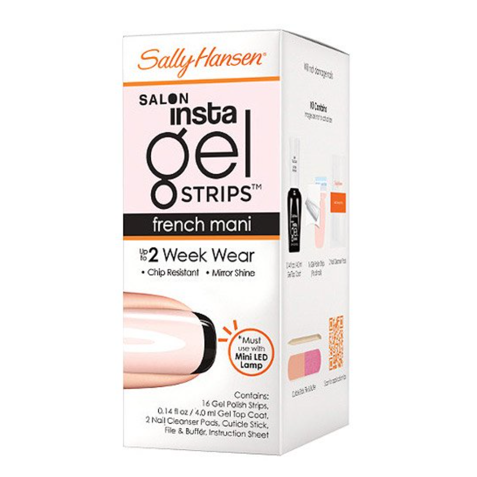 SALLY HANSEN Pro Salon Insta-Gel Strips Manicure – Combo Kit Set