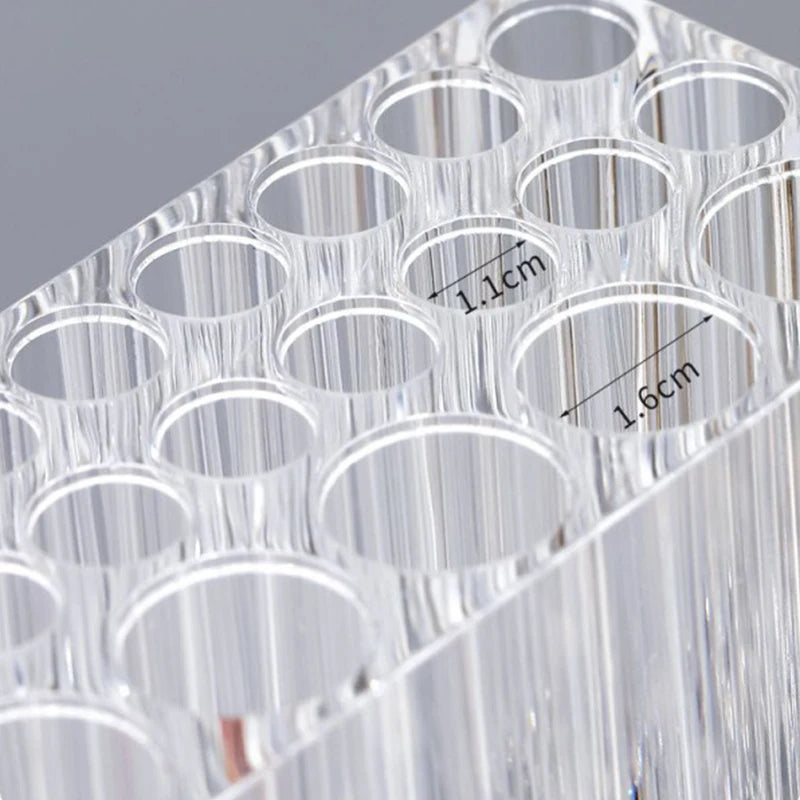 Acrylic Nail Brush Holder – 26 Holes Organizer Stand
