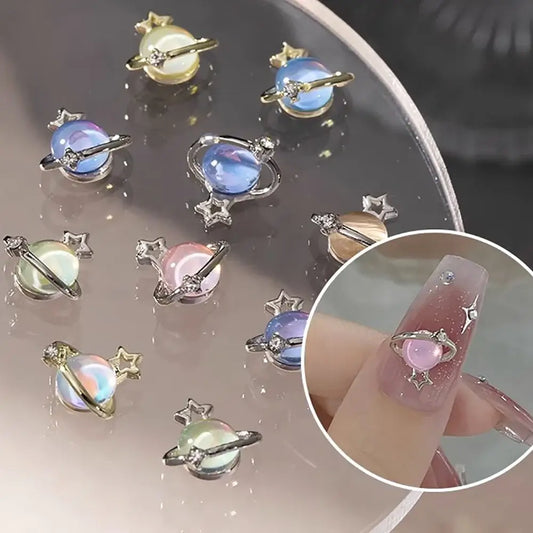 Aurora Planet Nail Art Accessories 20PCS - 3D Rhinestones