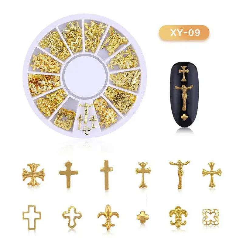 3d Nail Art Charms - Stars, Sun & Moon