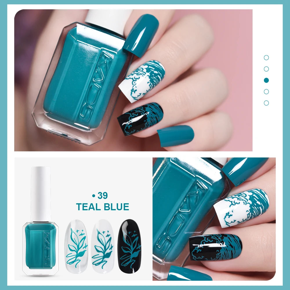 Nail Stamping Polish – Gold, Silver & Color Varnishes