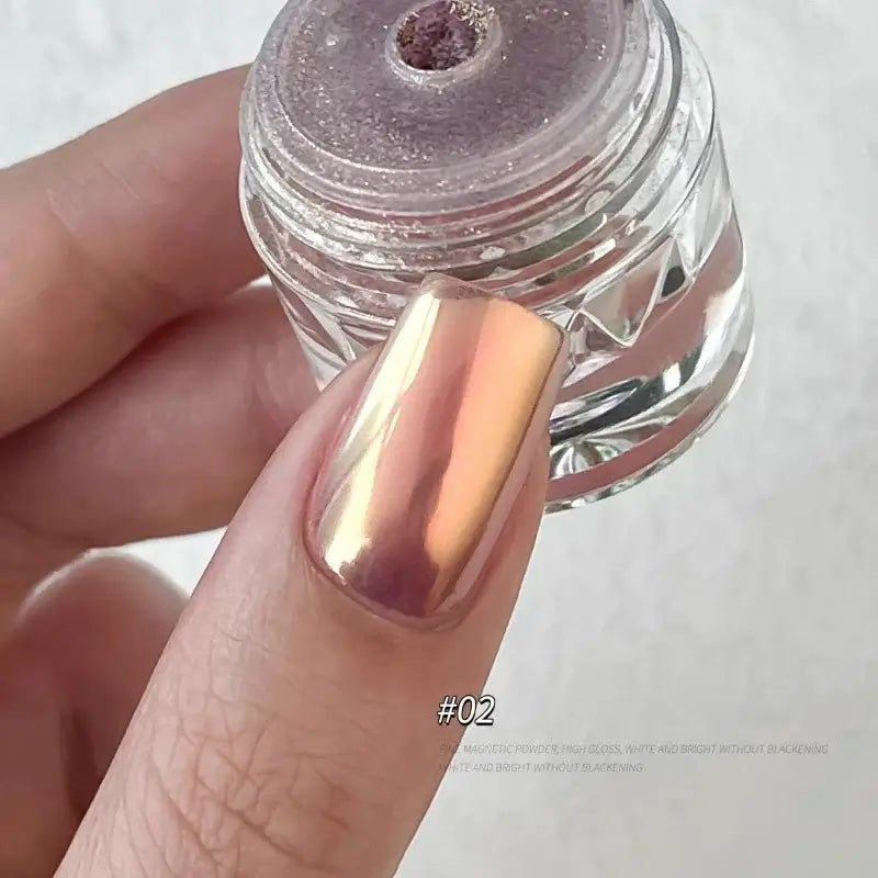 Aurora Nail Dust - Moonlight Chrome Cat Eye Powder