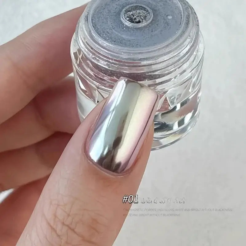 Aurora Nail Dust - Moonlight Chrome Cat Eye Powder