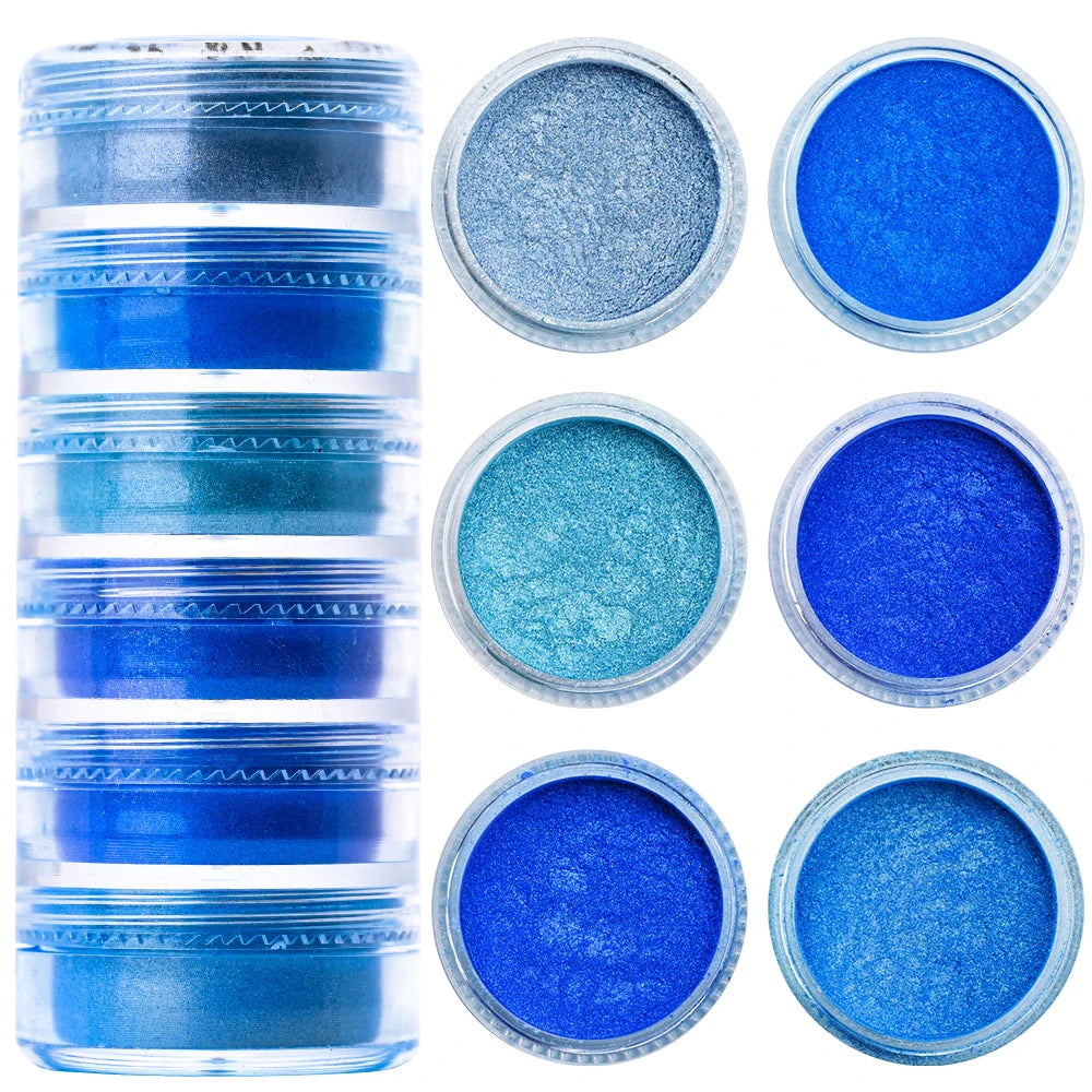 Nail Powder Set – Neon, Glitter, Pastel & Holographic Colors