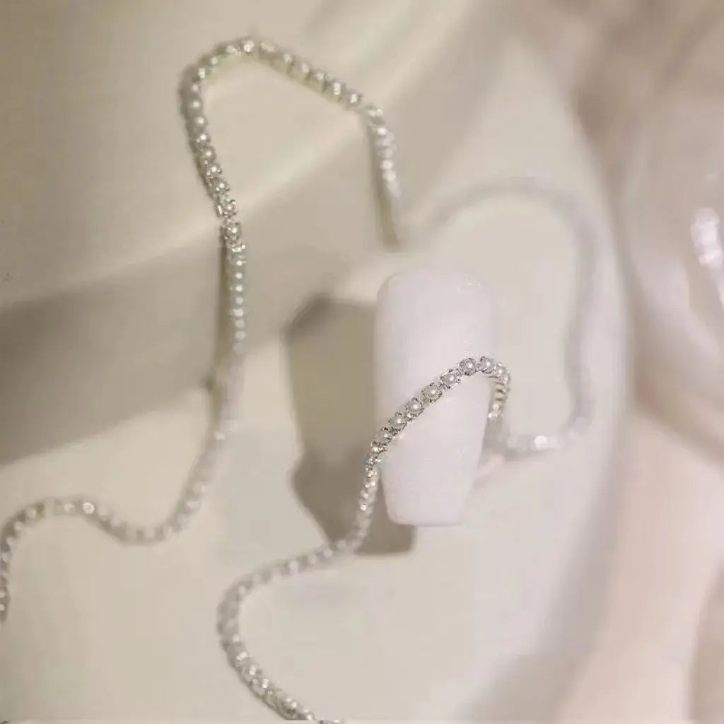Nail Art Diamond Chain – Colorful Metal Steel 3D Nail Charms