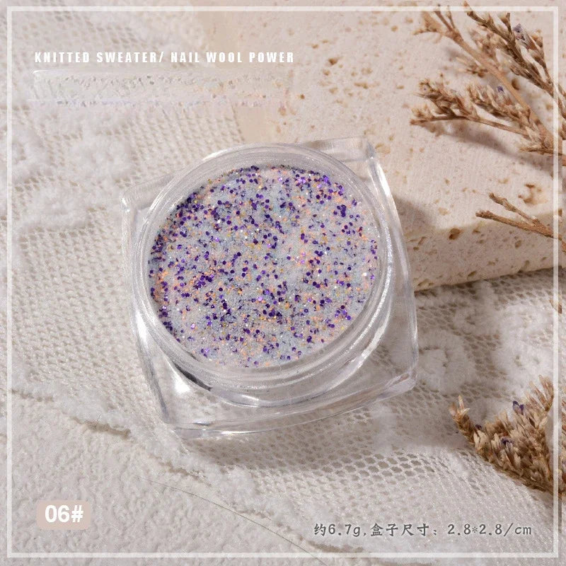 Sugar Sand Nail Powder - Multi Color