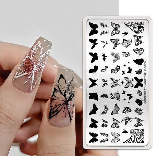 Butterfly & Floral Nail Stamping Plates – BORN PRETTY
