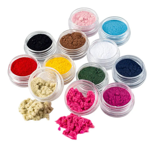 Velvet Powder Set of 24 – 3D Nail Flocking Powder