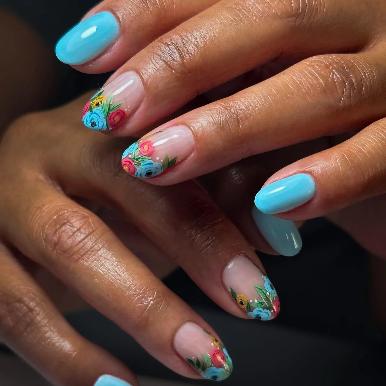 Pink French Tip Short Press On Nails – Elegant Square Nail Set
