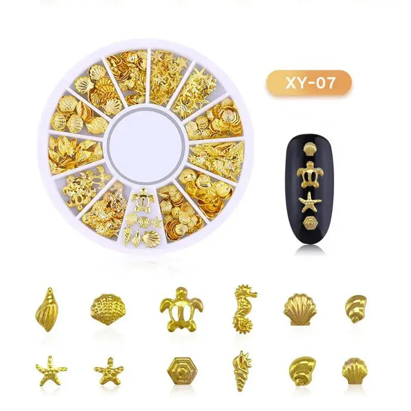 3d Nail Art Charms - Stars, Sun & Moon