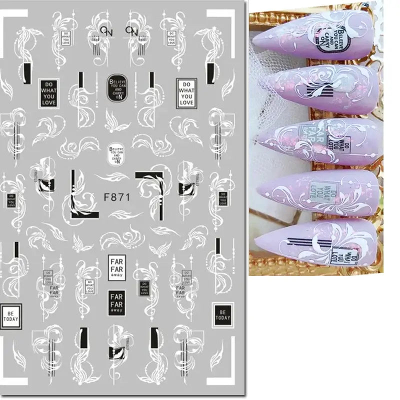 Nail Art Stickers – Self Adhesive