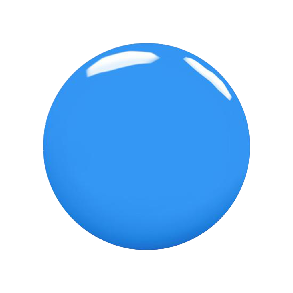 Blue sphere on a white background