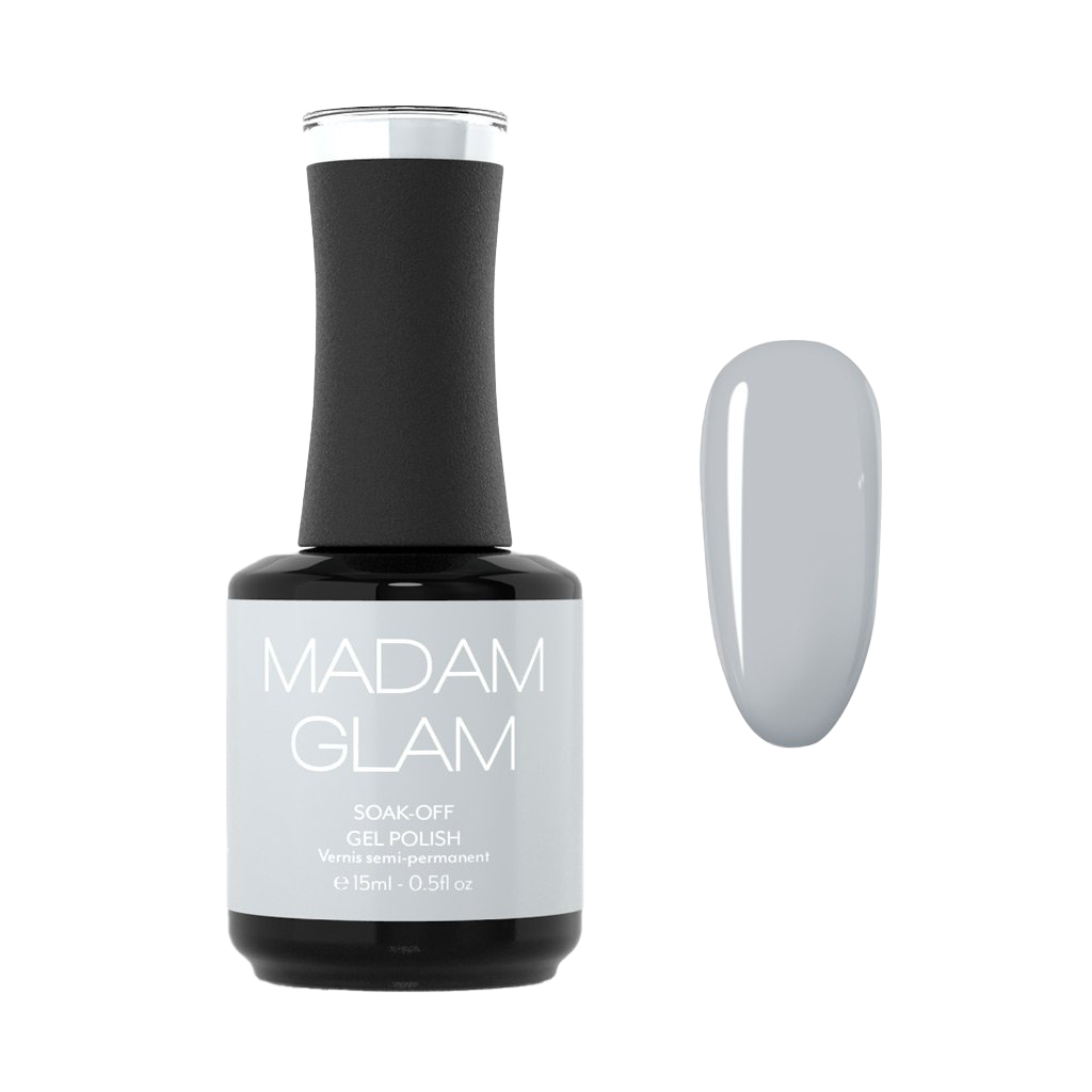 MADAM GLAM - Cashmere Grey - GREY GEL NAIL POLISH