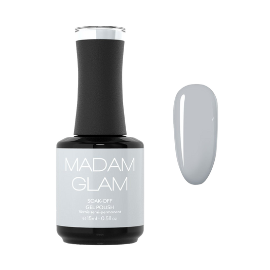 MADAM GLAM - Cashmere Grey - GREY GEL NAIL POLISH