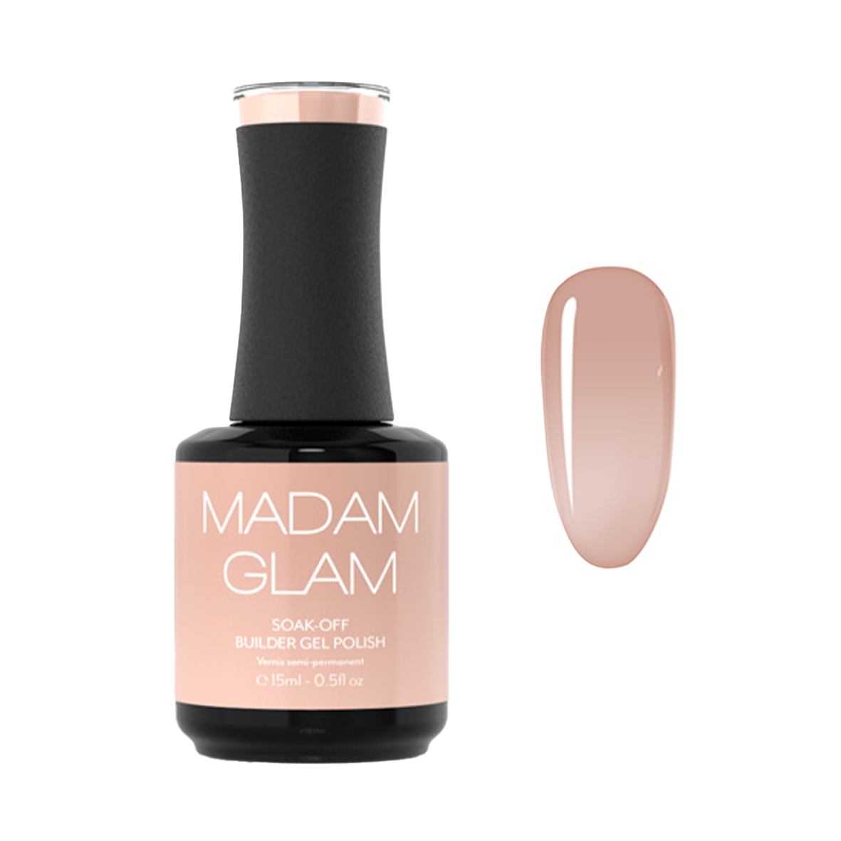MADAM GLAM - Builder Light Beige - GEL NAIL POLISH