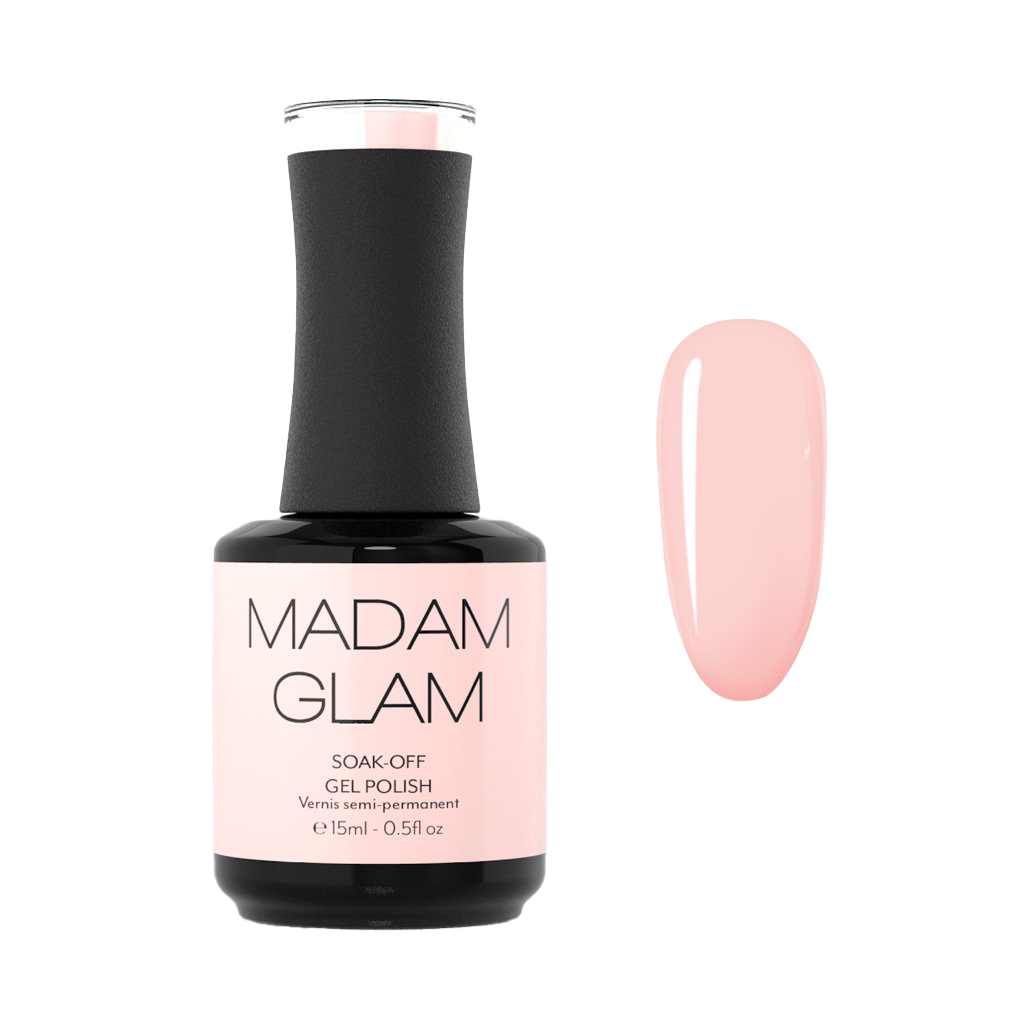 MADAM GLAM - All Natural - NEUTRAL PINK GEL NAIL POLISH