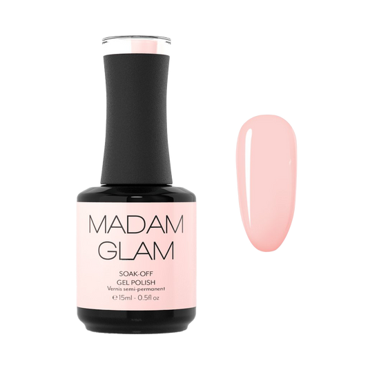 MADAM GLAM - All Natural - NEUTRAL PINK GEL NAIL POLISH