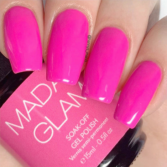 MADAM GLAM - Barbie Girl - MAGENTA GEL NAIL POLISH