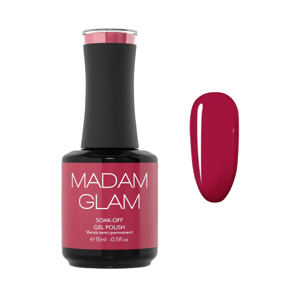 MADAM GLAM - Raspberry Explosion - PINK GEL NAIL POLISH