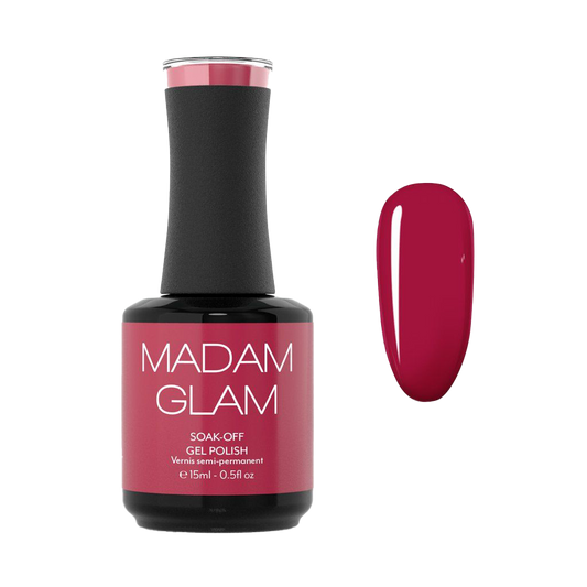 MADAM GLAM - Raspberry Explosion - PINK GEL NAIL POLISH