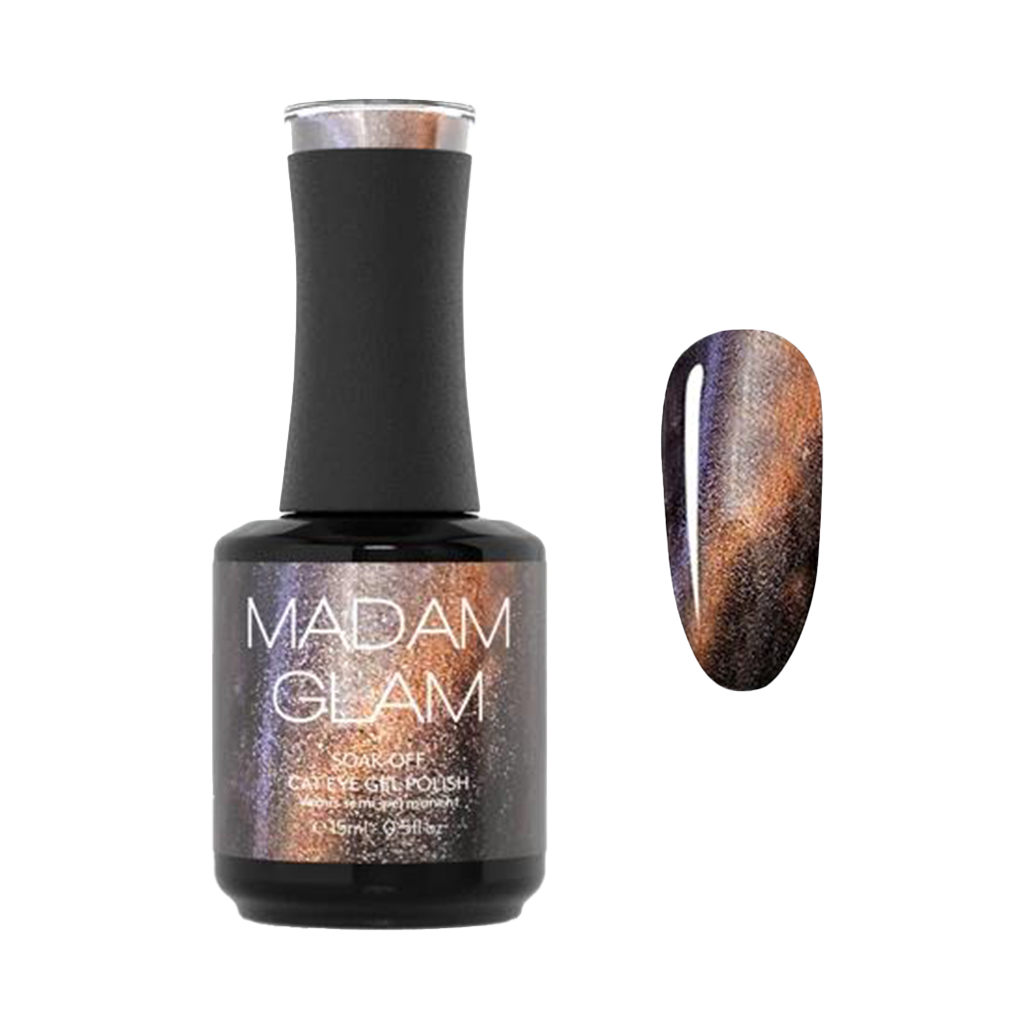MADAM GLAM - Pandora - BLACK CAT'S EYE GEL POLISH