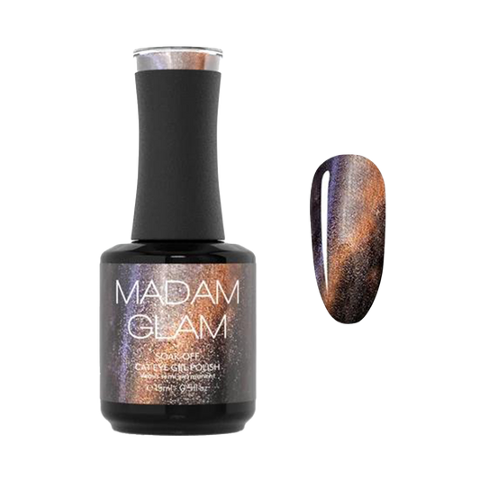 MADAM GLAM - Pandora - BLACK CAT'S EYE GEL POLISH