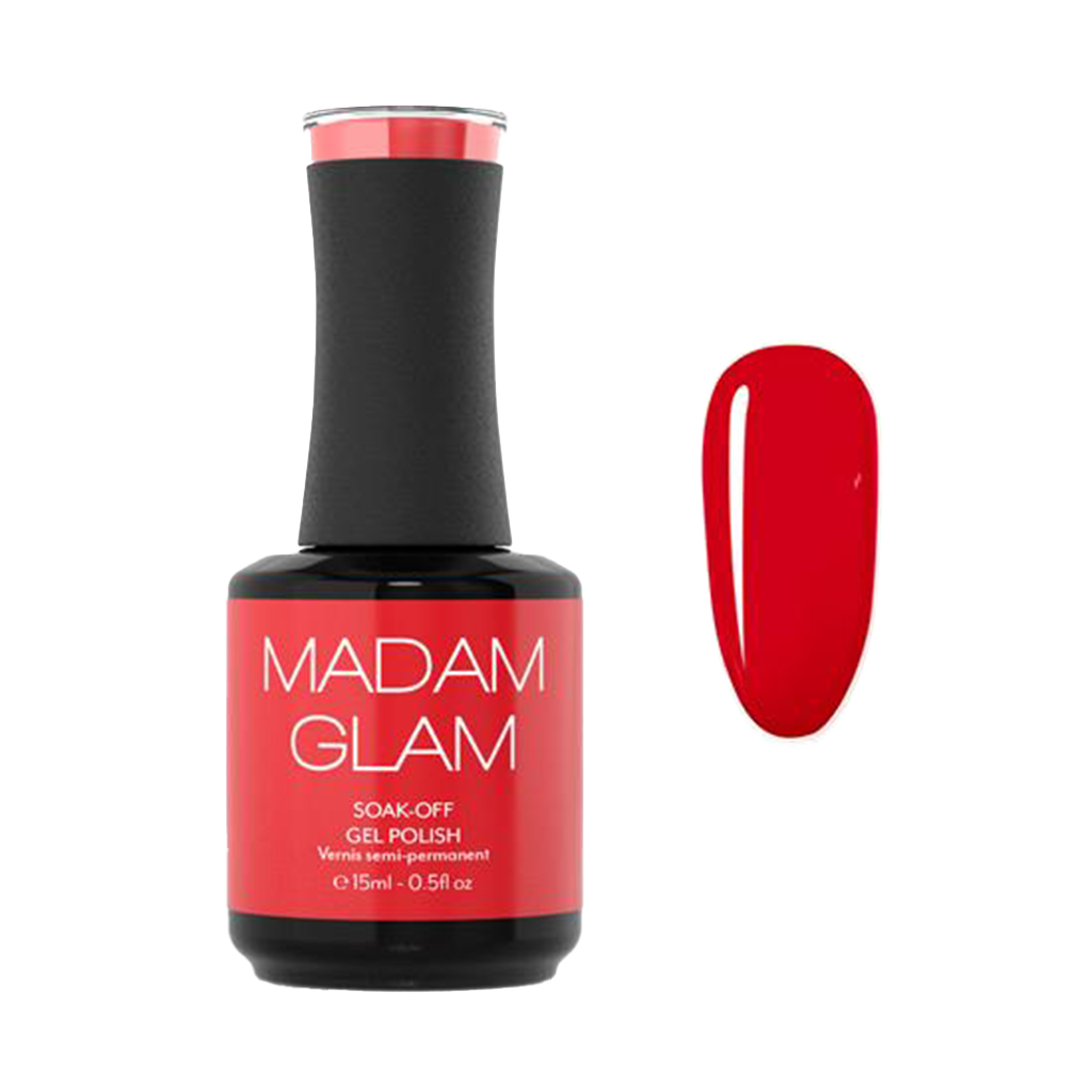 MADAM GLAM - The Red - RED GEL NAIL POLISH
