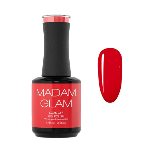 MADAM GLAM - The Red - RED GEL NAIL POLISH